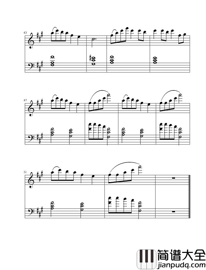 森林狂想曲五线谱_探索音乐的天堂,感受原始的魅力