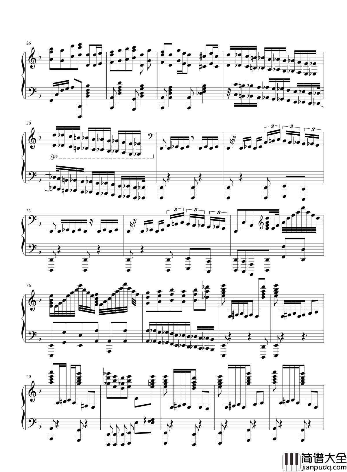 he's_a_pirate钢琴谱_加勒比海盗主题曲_杰克船长,你还好吗