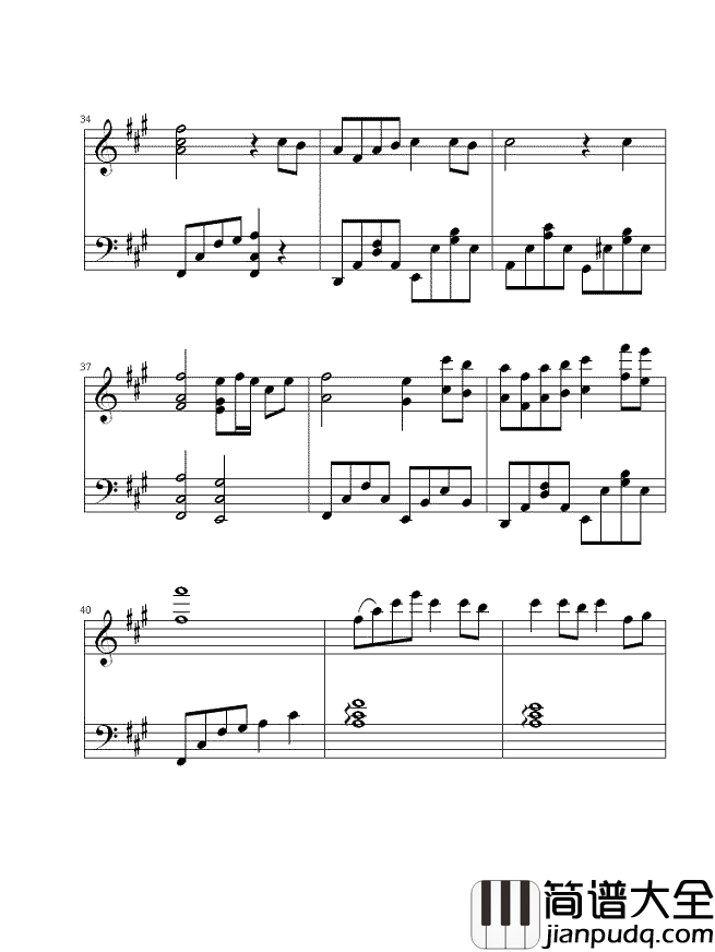 森林狂想曲五线谱_探索音乐的天堂,感受原始的魅力