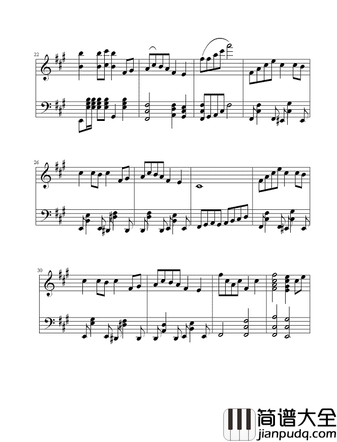 森林狂想曲五线谱_探索音乐的天堂,感受原始的魅力