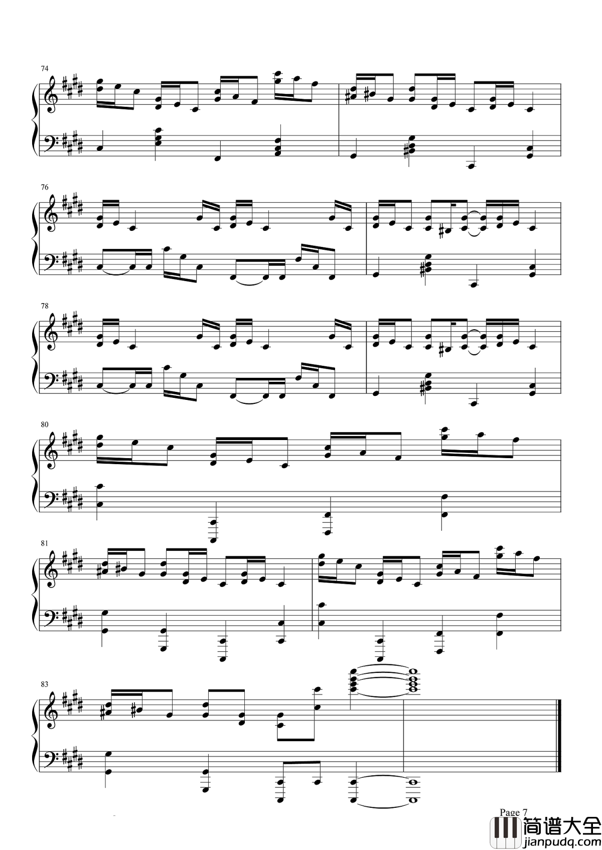 克罗地亚狂想曲钢琴谱_马克西姆_在被摧残的大地上重生