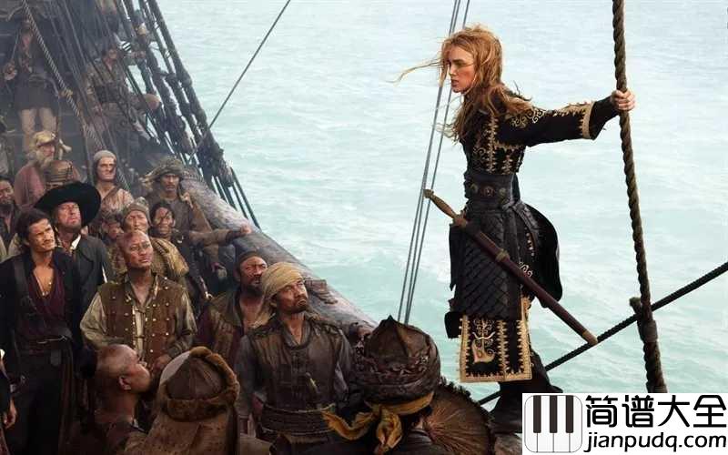 he's_a_pirate钢琴谱_加勒比海盗主题曲_杰克船长,你还好吗