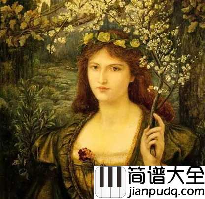 绿袖子简谱_乐曲恬静柔美,透着点淡淡的忧伤