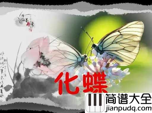 化蝶简谱_跨越生死的爱,流传千古的情