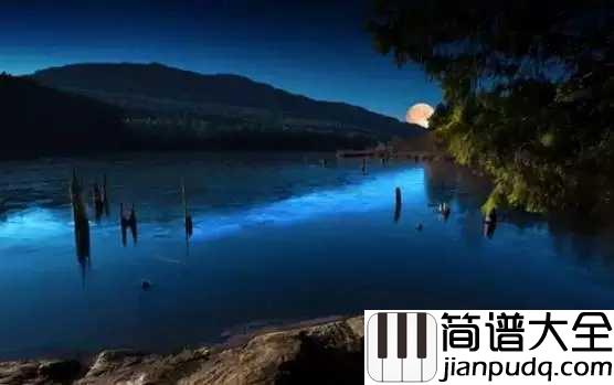 明月千里寄相思简谱_蔡琴_夜色茫茫,新月如钩,往事恍如梦