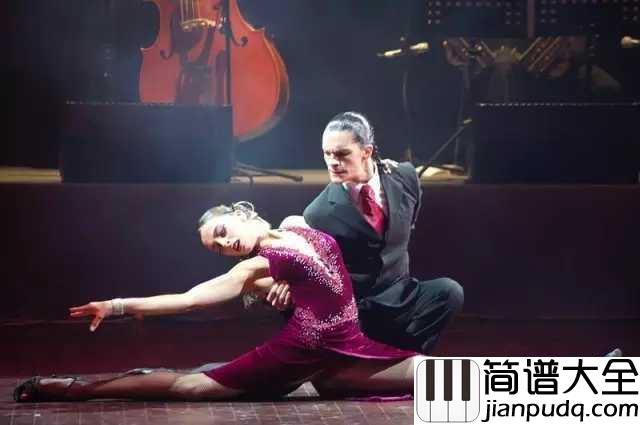 Por_Una_Cabeza(一步之遥)简谱__Carlos_Gardel__绝美西班牙探戈,小提琴与拉丁舞的完舞组合