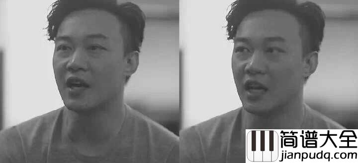 一丝不挂简谱_陈奕迅_只等你给另一对手擒获__以为青丝