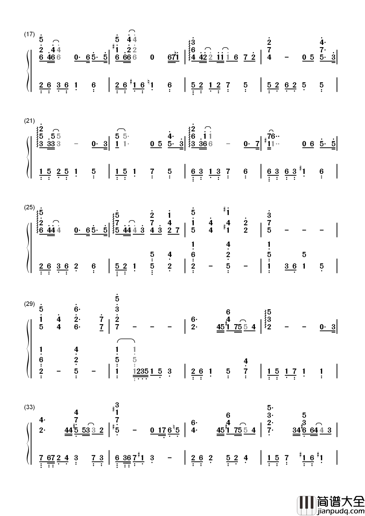 My_Destiny简谱__来自星星的你主题曲,百听不厌的韩剧OST