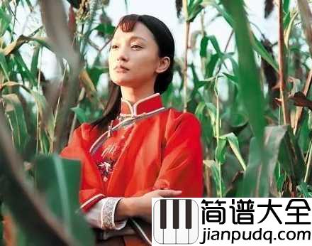 九儿简谱__韩红高粱熟来红满天,九儿我送你去远方