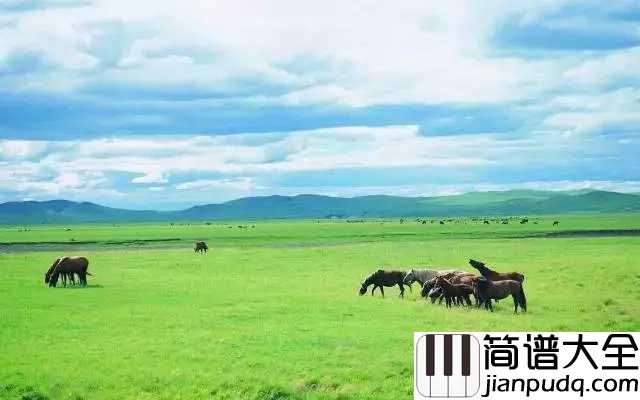 父亲的草原母亲的河简谱_充满感染力的歌声深沉内敛,情怀动人