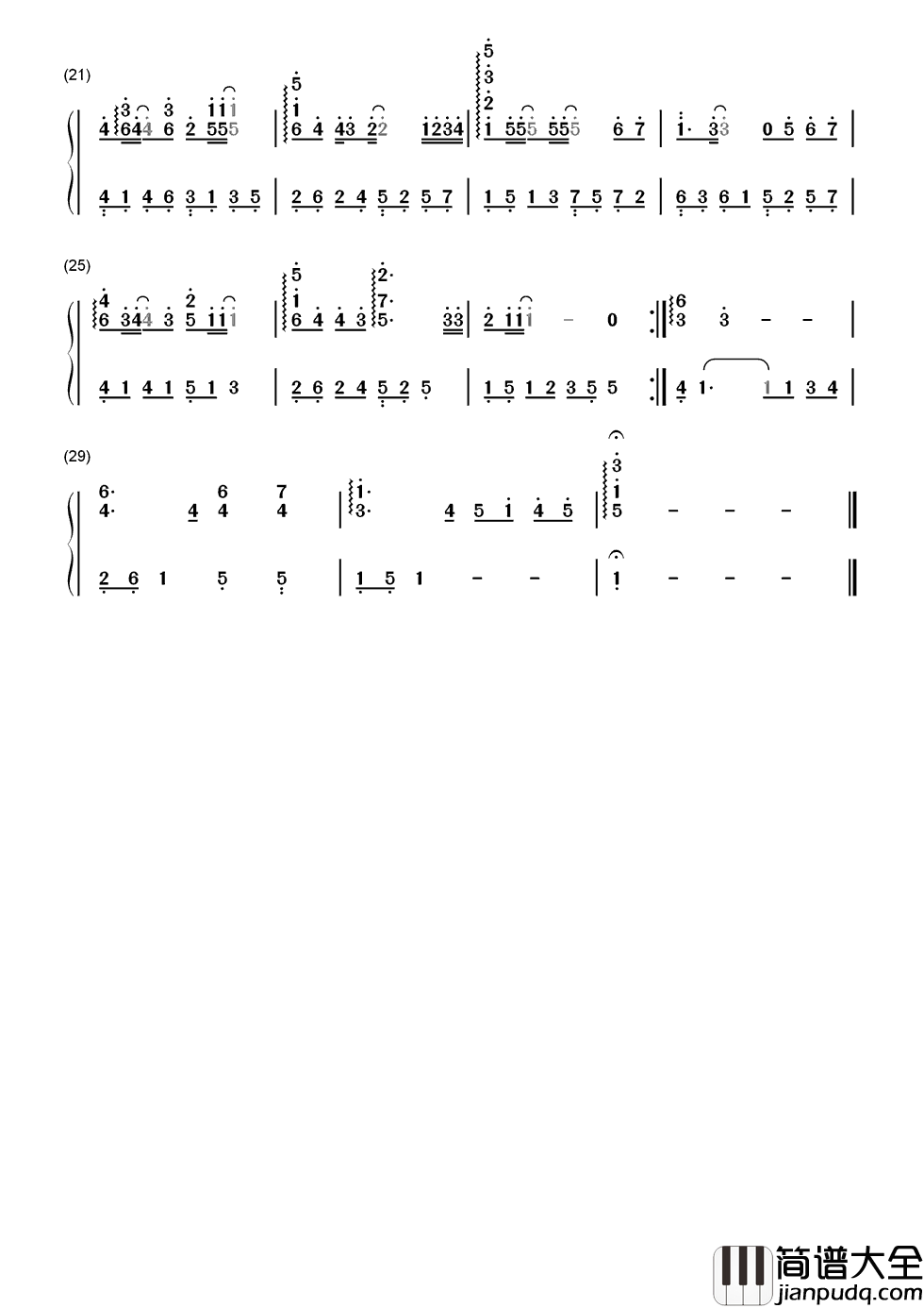 祈祷简谱__정일영_(郑日英)___蓝色生死恋主题曲,下辈子我要变成一棵树