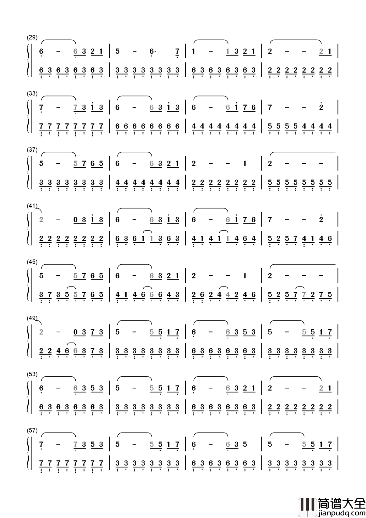 Here_We_Are_Again简谱_日向大介_电影喜剧之王插曲