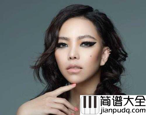 如果你也听说你简谱_张惠妹_想到你想起我,胸口依然温热