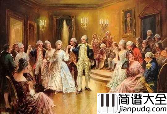 小步舞曲简谱_风靡欧洲两百年的小步舞曲,真的是因为跳舞步子小
