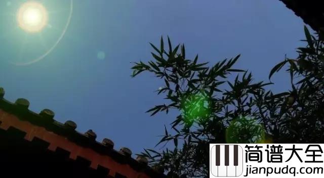 月光下的凤尾竹简谱_傣族民歌节奏舒缓,优美动听