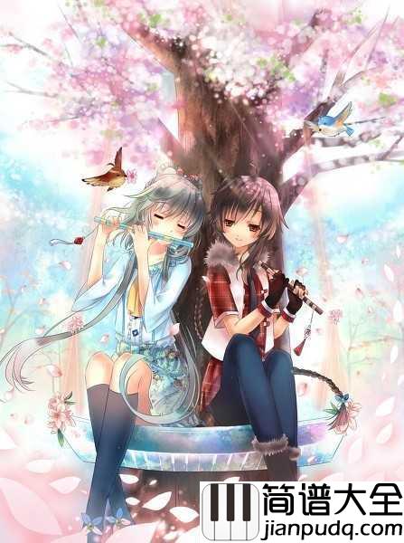 白石溪简谱__乐正绫_洛天依_九霄一曲人间白首,隔世相问忆否忆否