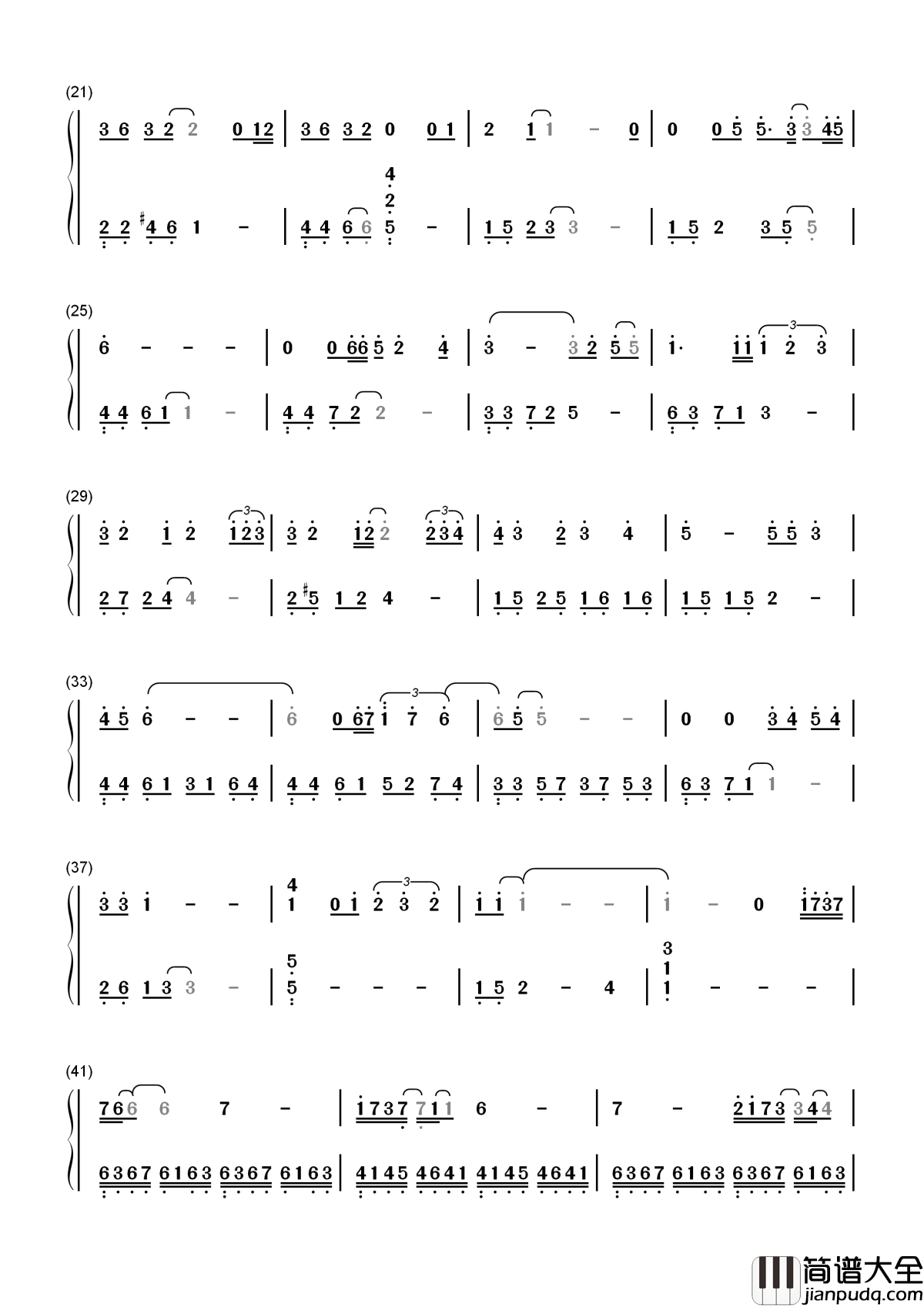 我们简谱_陈奕迅_后来的我们电影主题曲