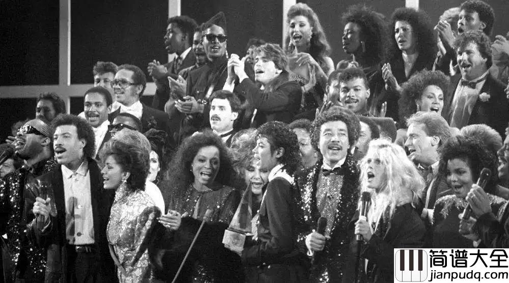 We_Are_The_World简谱_Michael_Jackson__这是史上最伟大的公益英文单曲,不朽的传世经典