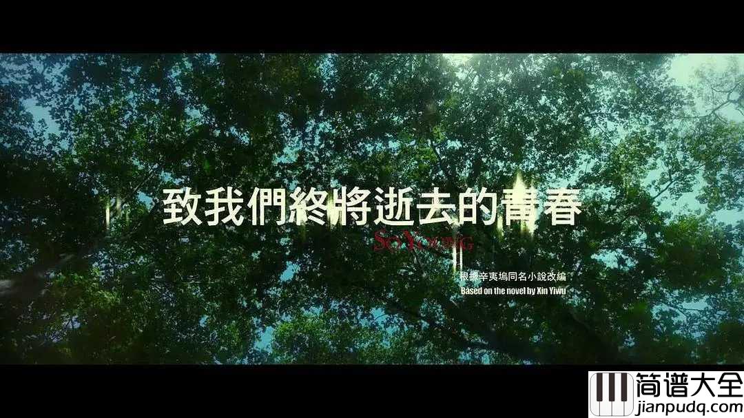 致青春简谱__王菲__永远年轻,永远热泪盈眶
