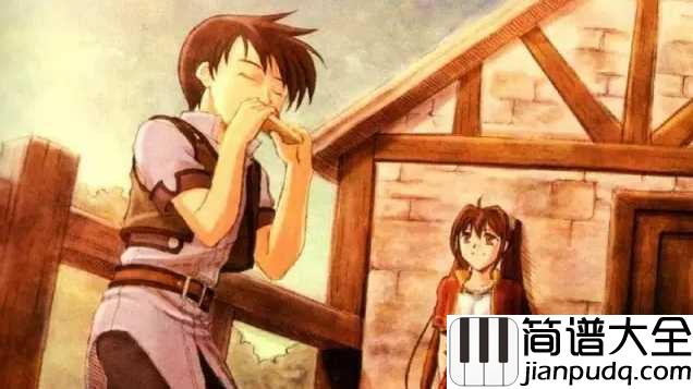 星之所在简谱__う~み__英雄传说6:空之轨迹的主题曲,美妙经典的游戏配乐