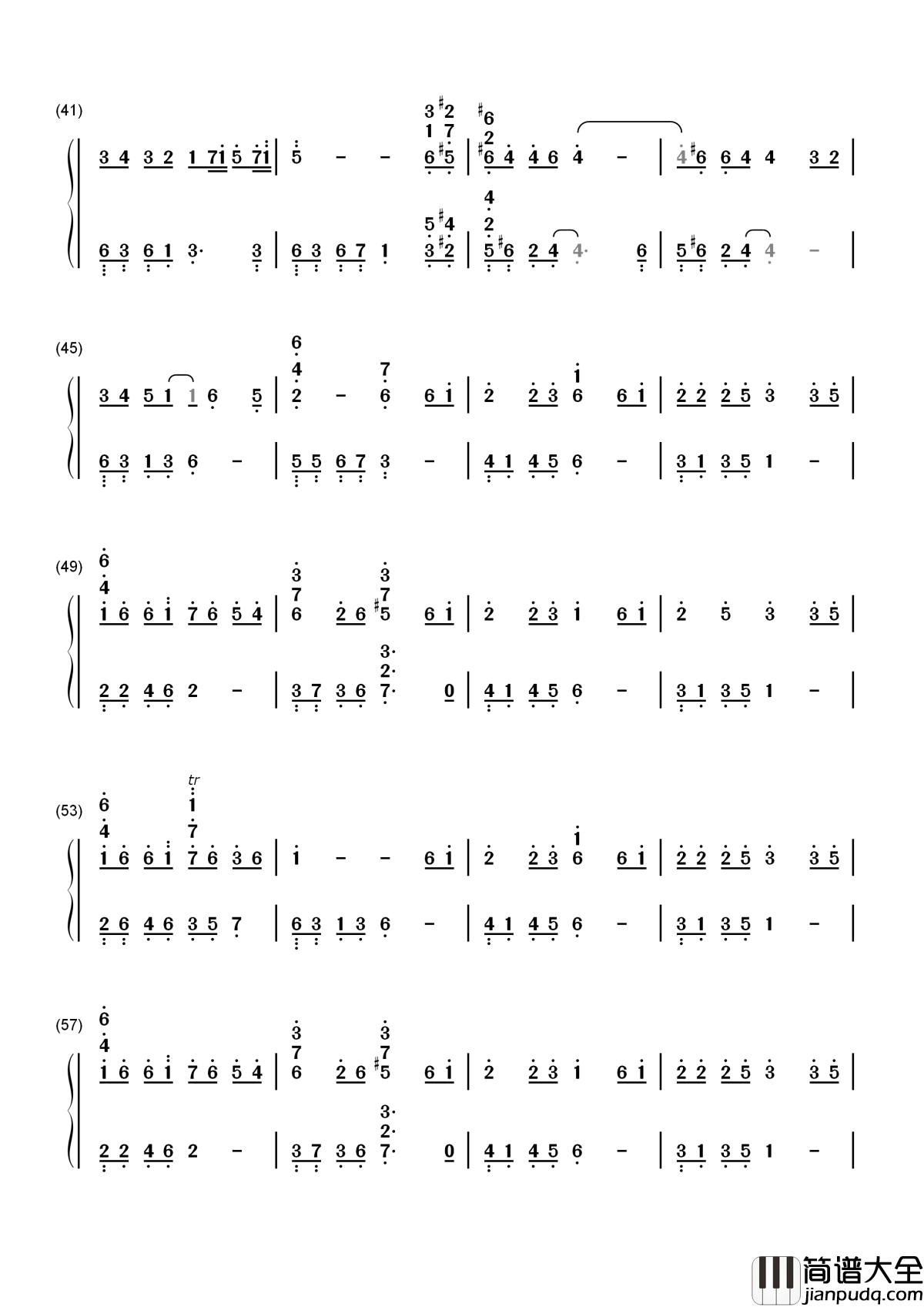 The_Path_of_Wind(风之甬道)简谱__龙猫插曲,_闭上眼睛_感受大自然的精灵