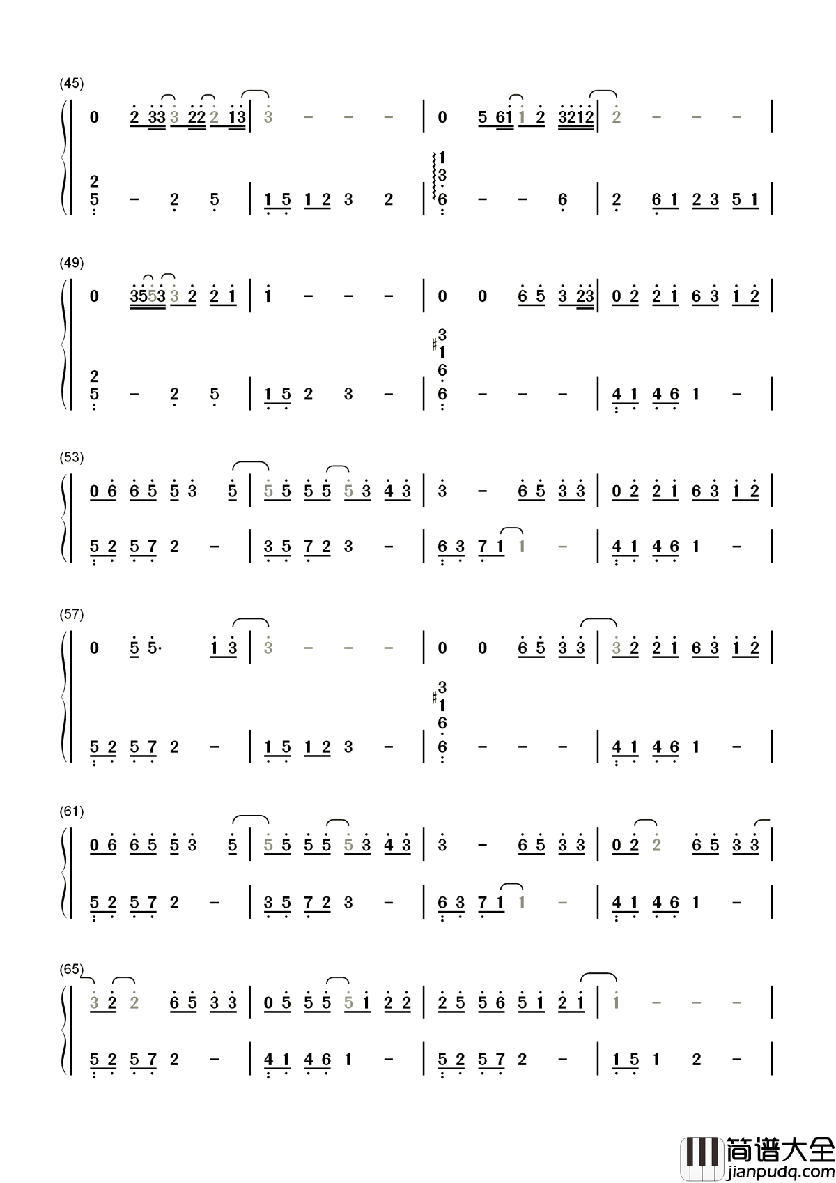 第三人称简谱_戚薇_北京女子图鉴插曲,难过时候不流泪