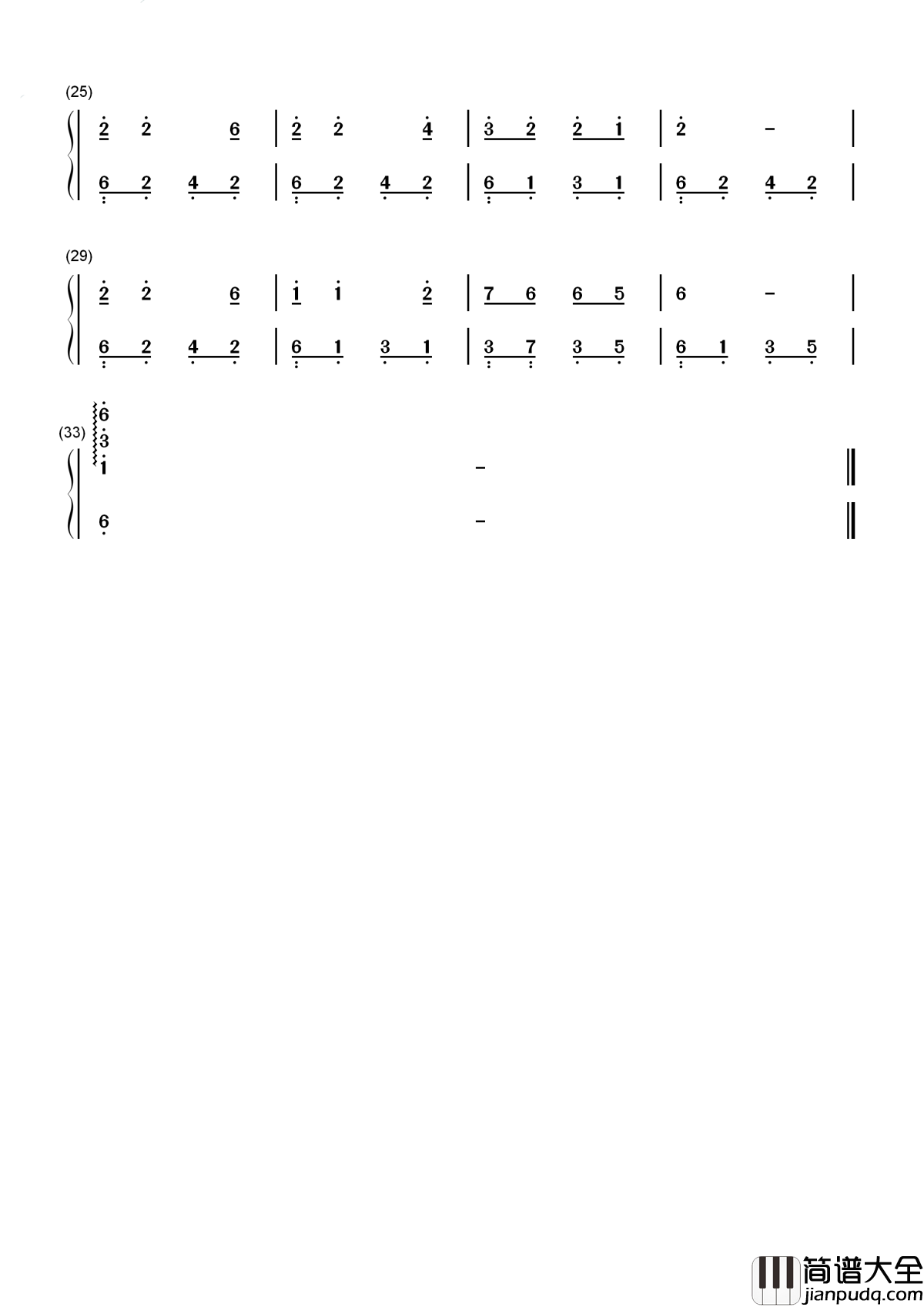 小草简谱__杨烁____70、80年代听过最多的歌曲