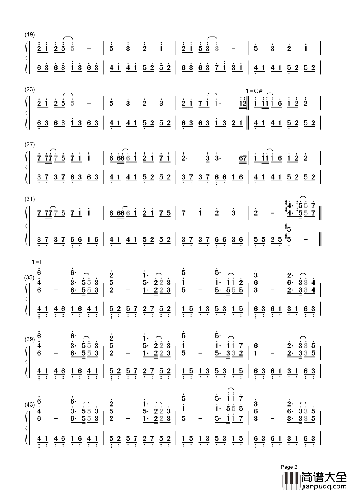 白石溪简谱__乐正绫_洛天依_九霄一曲人间白首,隔世相问忆否忆否