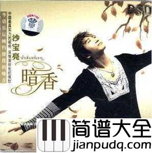 暗香简谱_沙宝亮_所有的遇见,都是一场命中注定