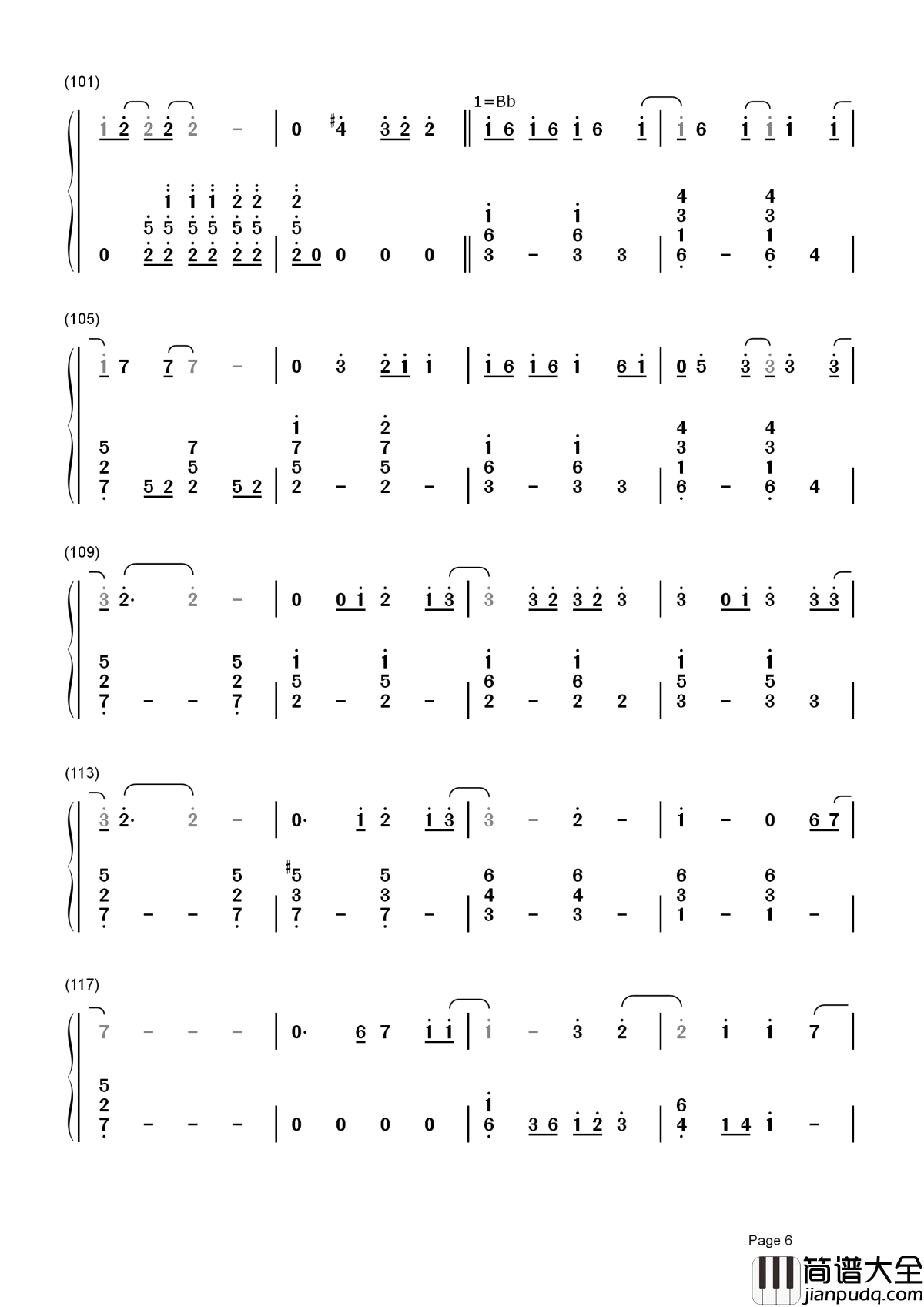 Because_Of_You简谱__Kelly_Clarkson__当我听懂这首歌背后的故事,早已泪流满面!!
