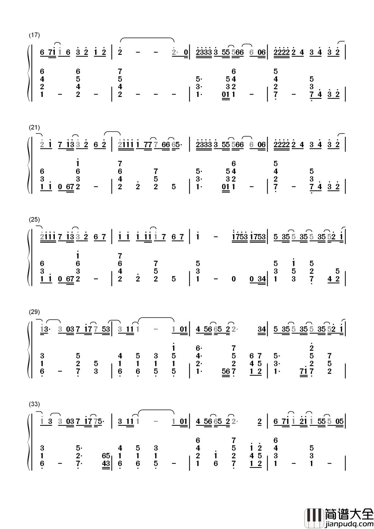 Nothing's_Gonna_Change_My_Love_for_You简谱_____George_Benson_____电影廊桥遗梦主题曲__,感人至深的经典英文情歌
