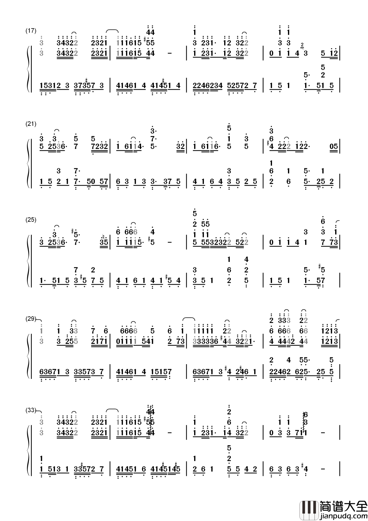 This_Love(这份爱)简谱___다비치__太阳的后裔插曲,因为这份爱,我就可以活下去