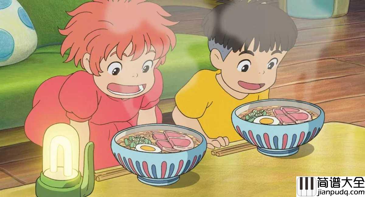 Ponyo_On_The_Cliff简谱__久石让_你敢不敢明明知道分开的后果,却还要跟一无所知一样全部付出