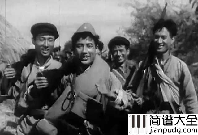 弹起我心爱的土琵琶简谱____魏金栋___铁道游击队主题曲，回味经典
