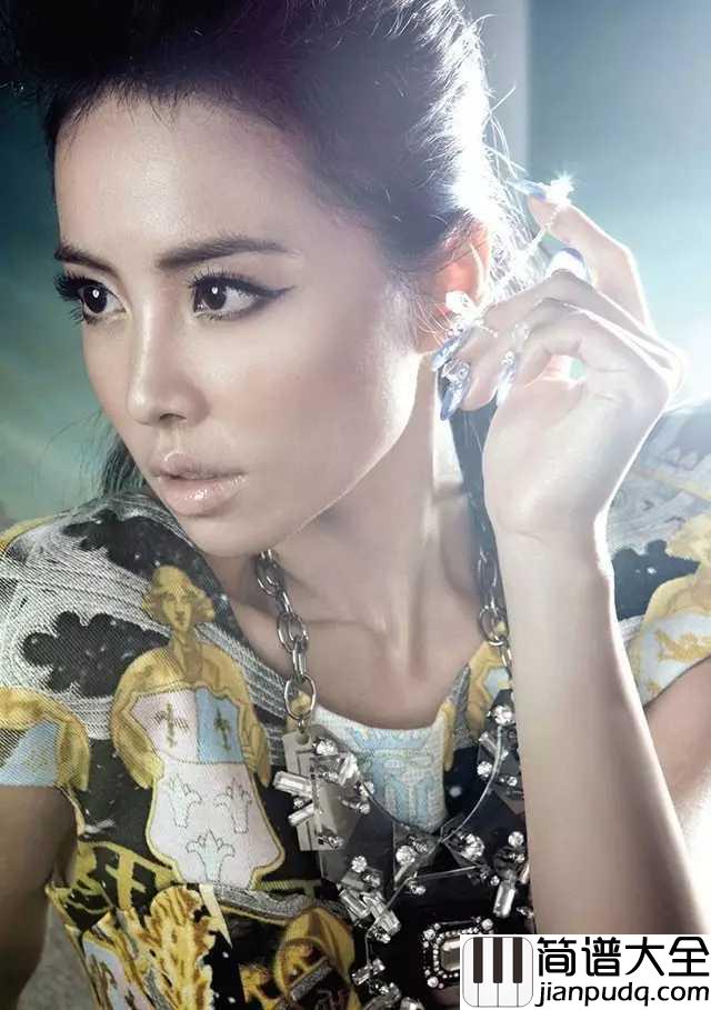 舞娘简谱__蔡依林__模糊了年岁时光的沙漏被我踩碎,故事刻画在旋转的指尖