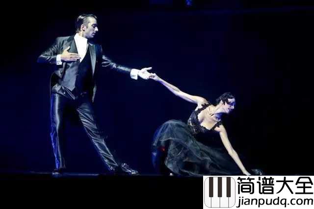 Por_Una_Cabeza(一步之遥)简谱__Carlos_Gardel__绝美西班牙探戈,小提琴与拉丁舞的完舞组合