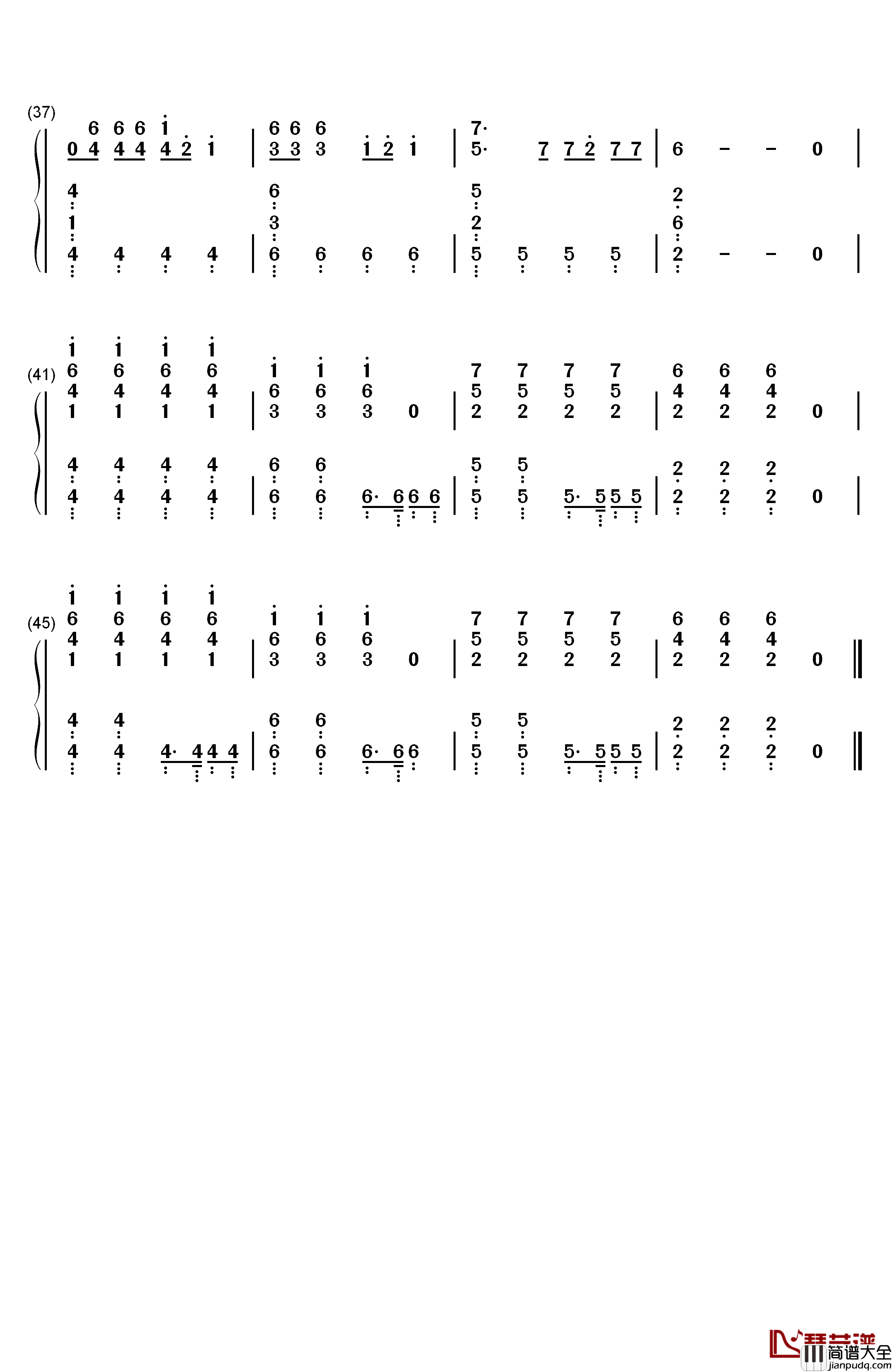 Summertime_Sadness(夏日忧郁)钢琴简谱_数字双手_Lana_Del_Rey