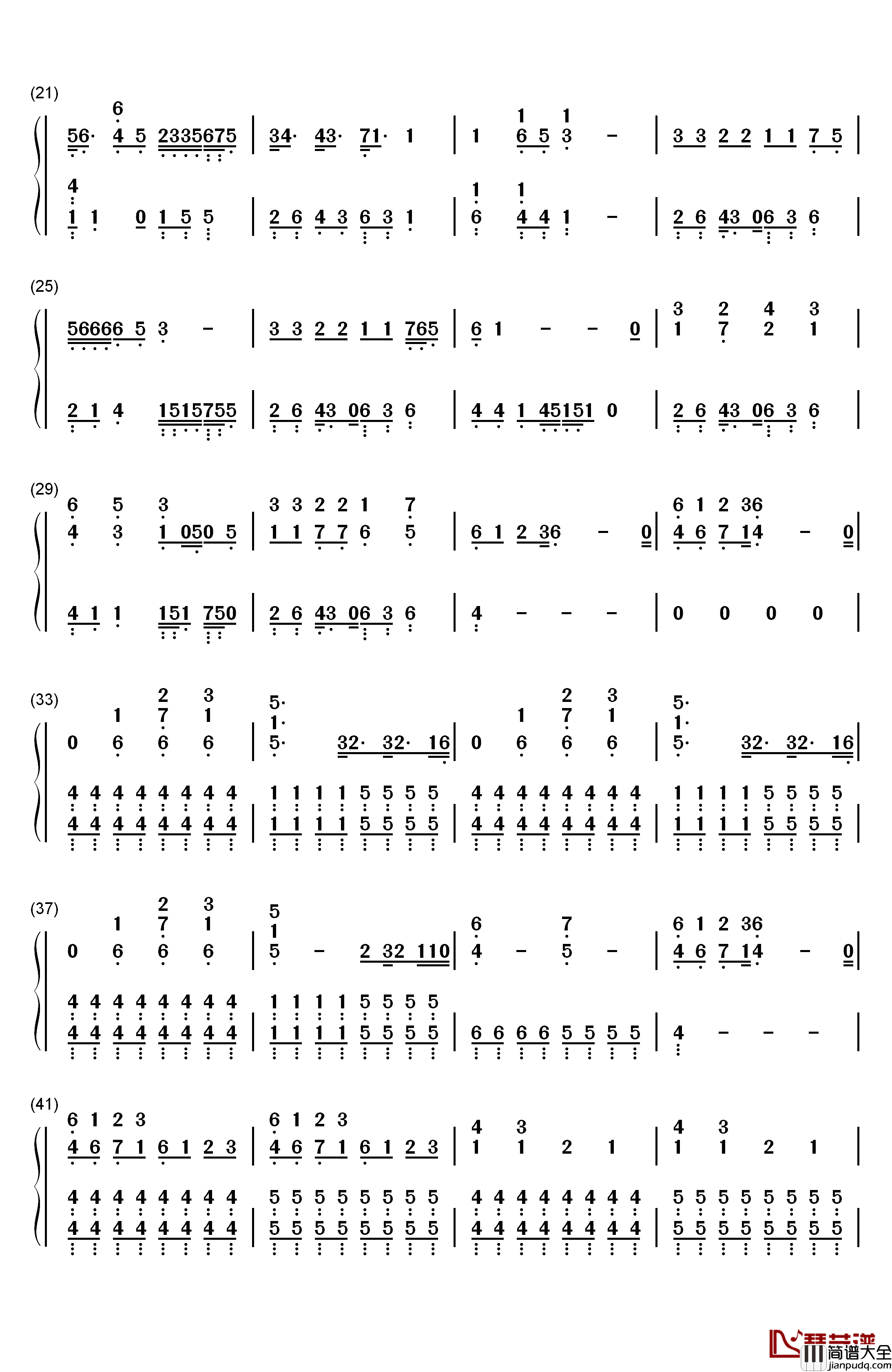 Safe_and_Sound(安然无恙Taylor_Swift)钢琴简谱_数字双手_Taylor_Swift__泰勒·斯威夫特