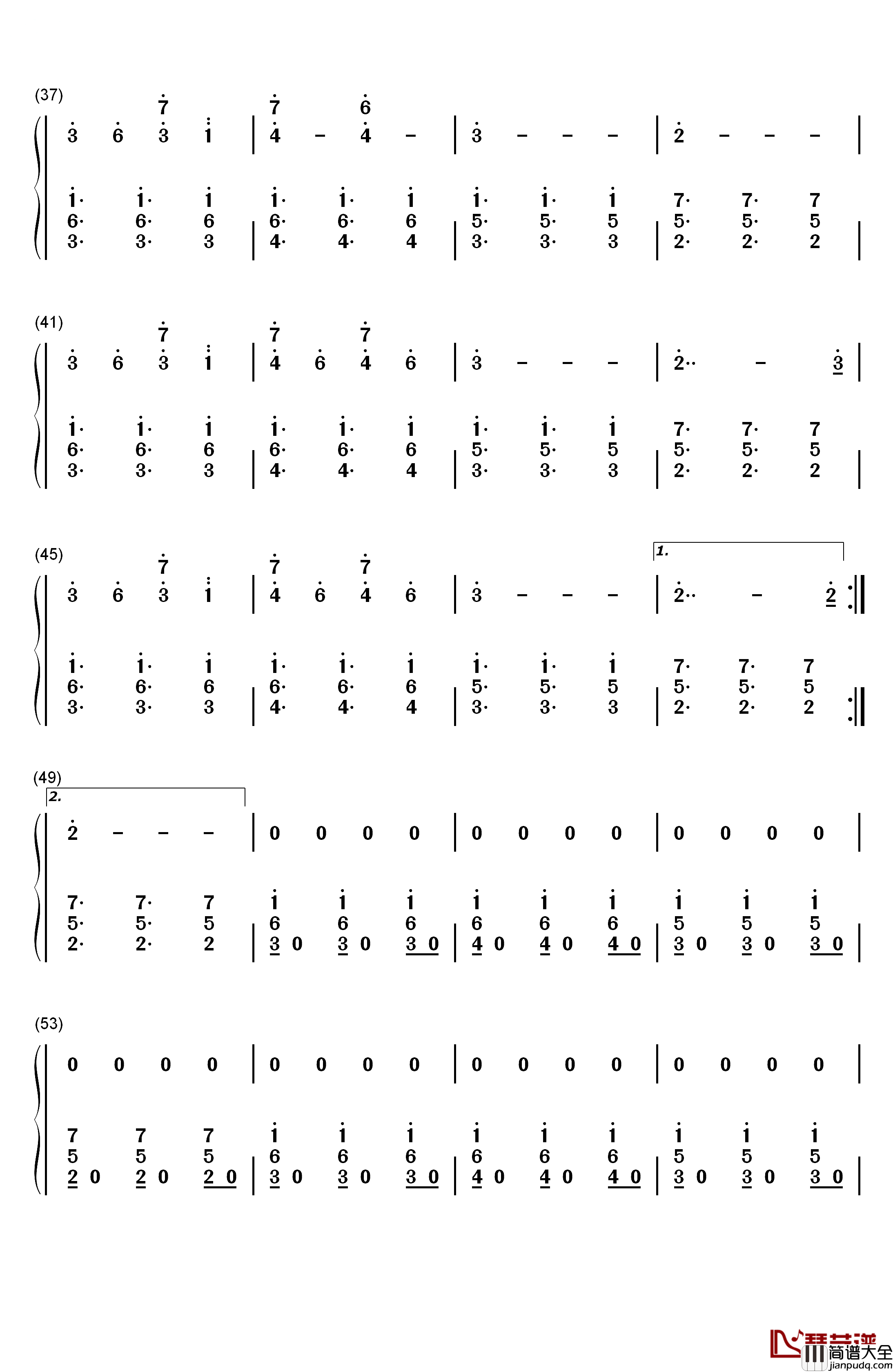 Cheap_Thrills钢琴简谱_数字双手_Sia