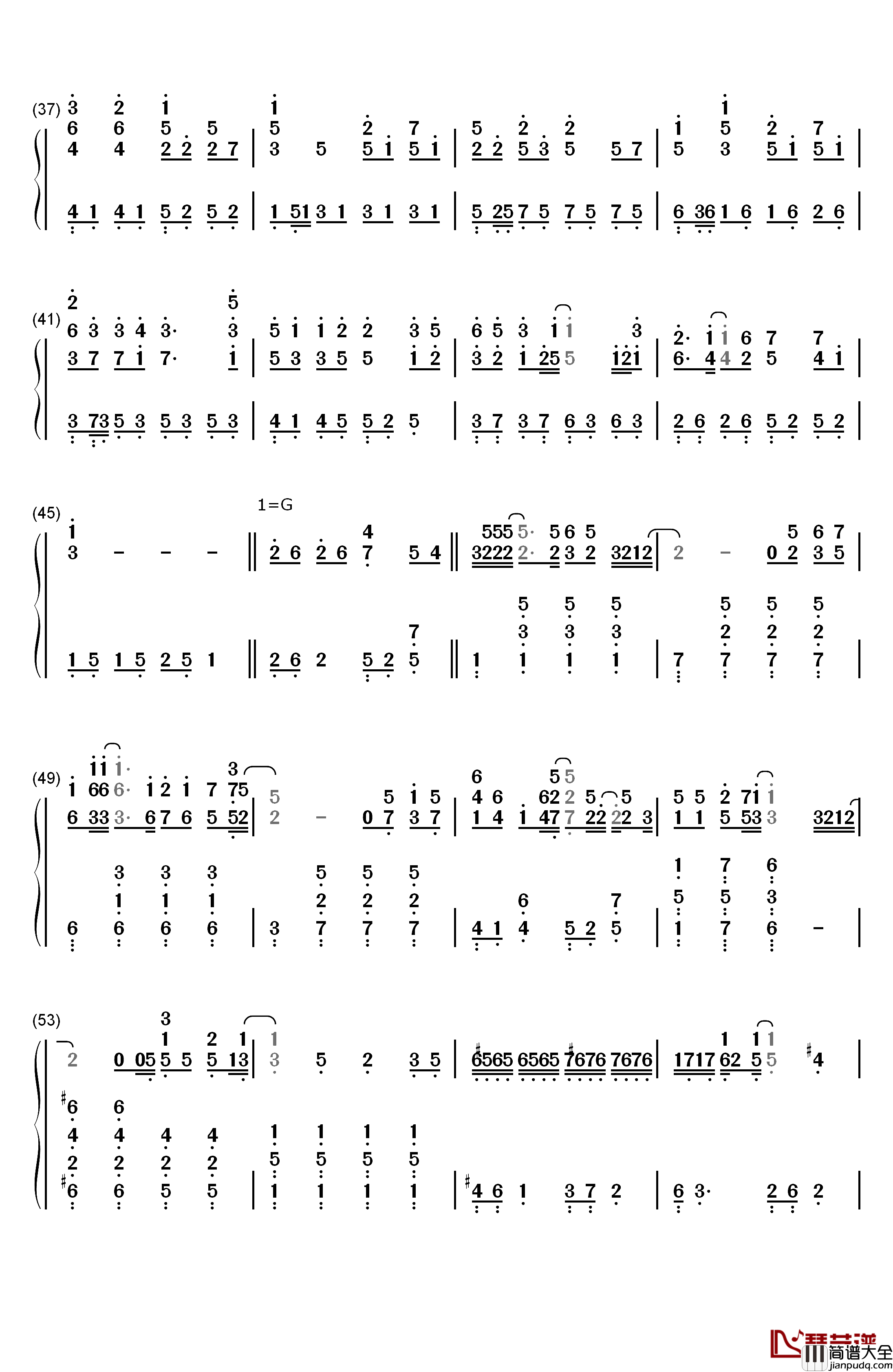 你曾是少年钢琴简谱_数字双手_S.H.E