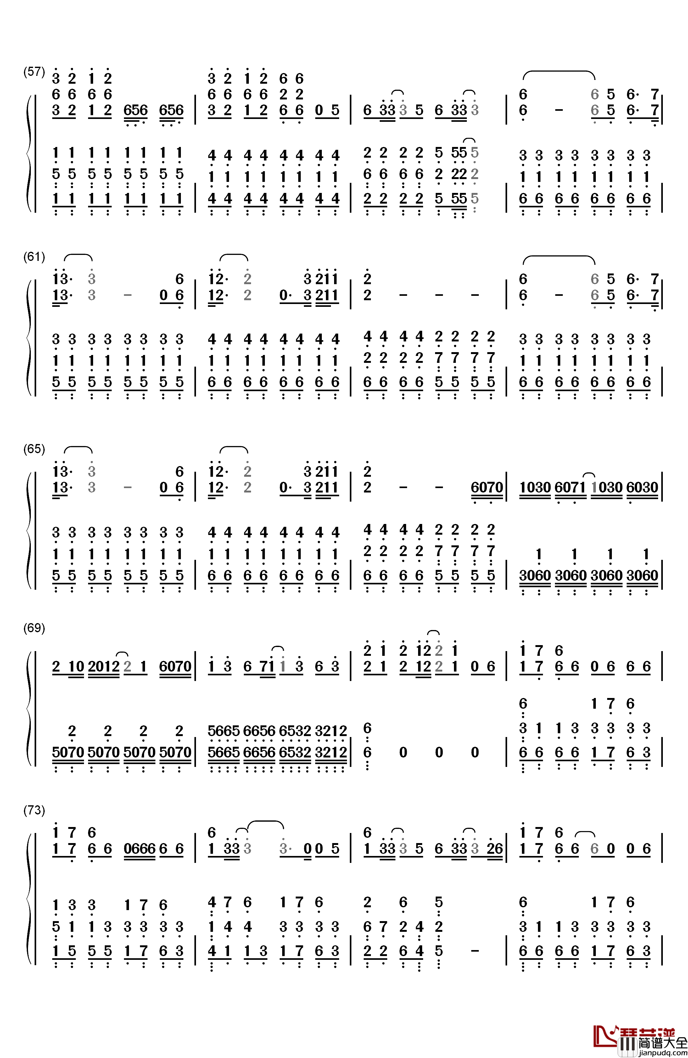 Centuries钢琴简谱_数字双手_Fall_Out_Boy