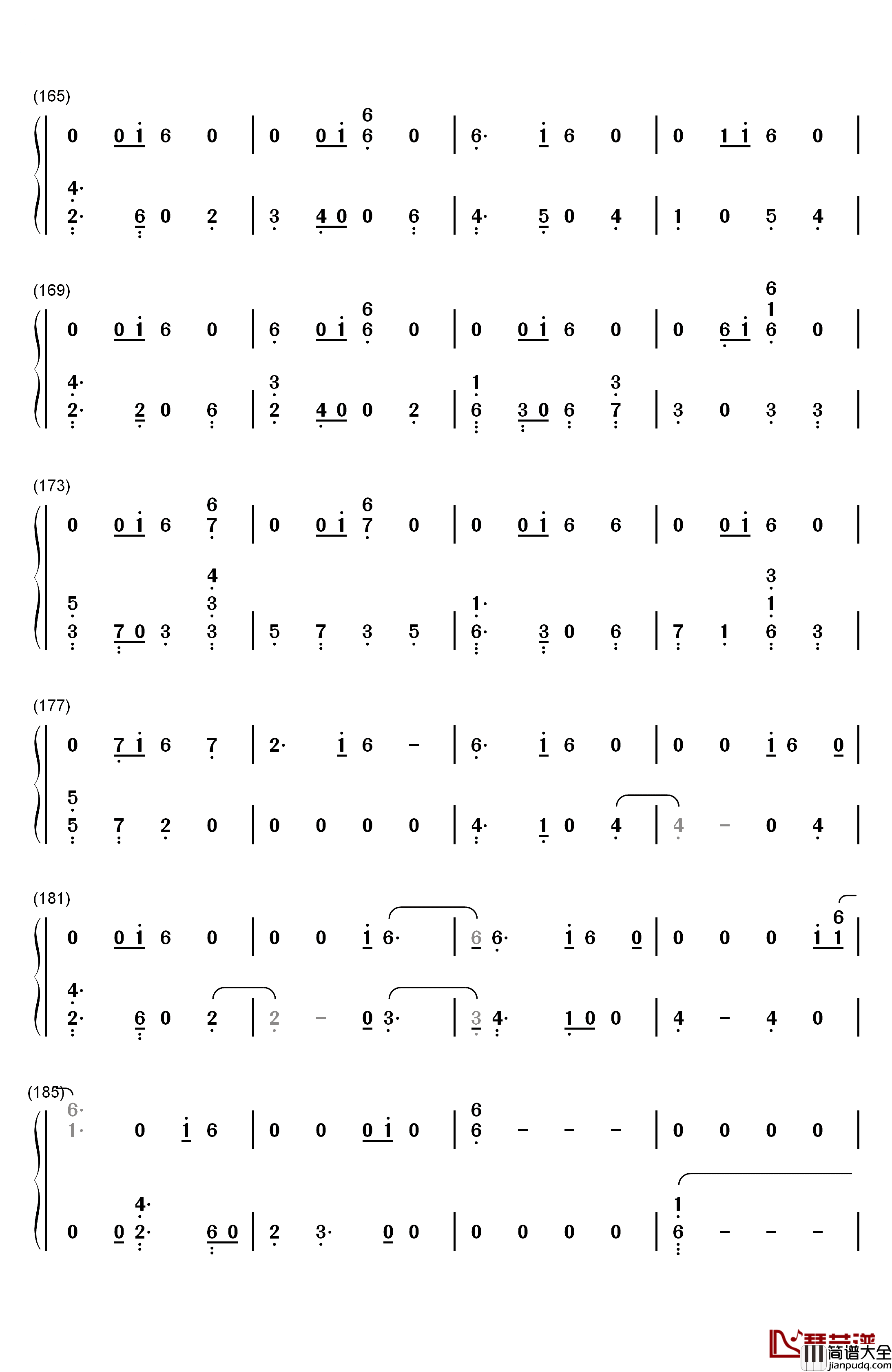 All_The_Stars钢琴简谱_数字双手_Kendrick_Lamar_SZA