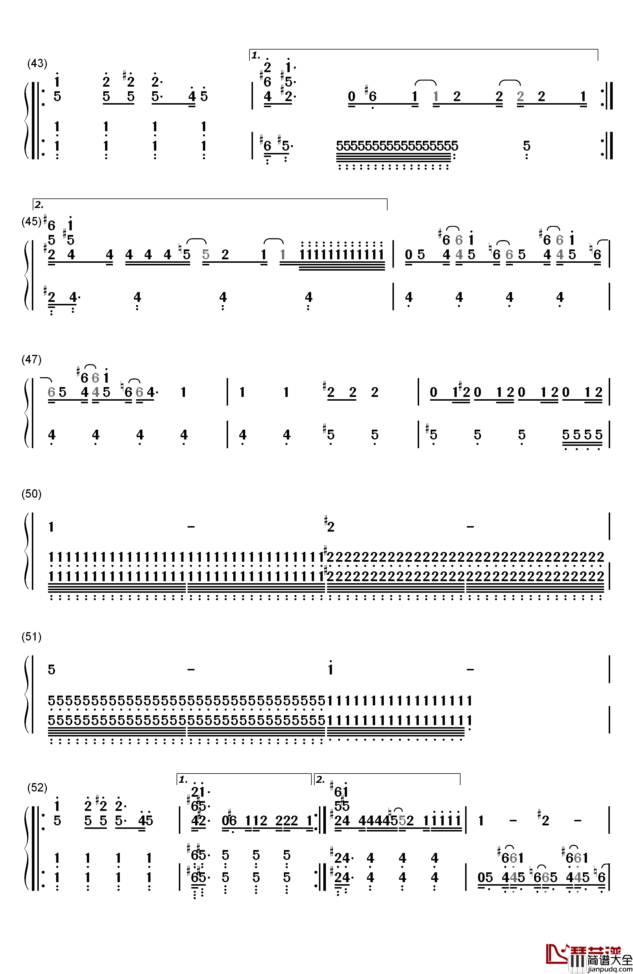 MY_NAME_IS_SKRILLEX钢琴简谱_数字双手_Skrillex