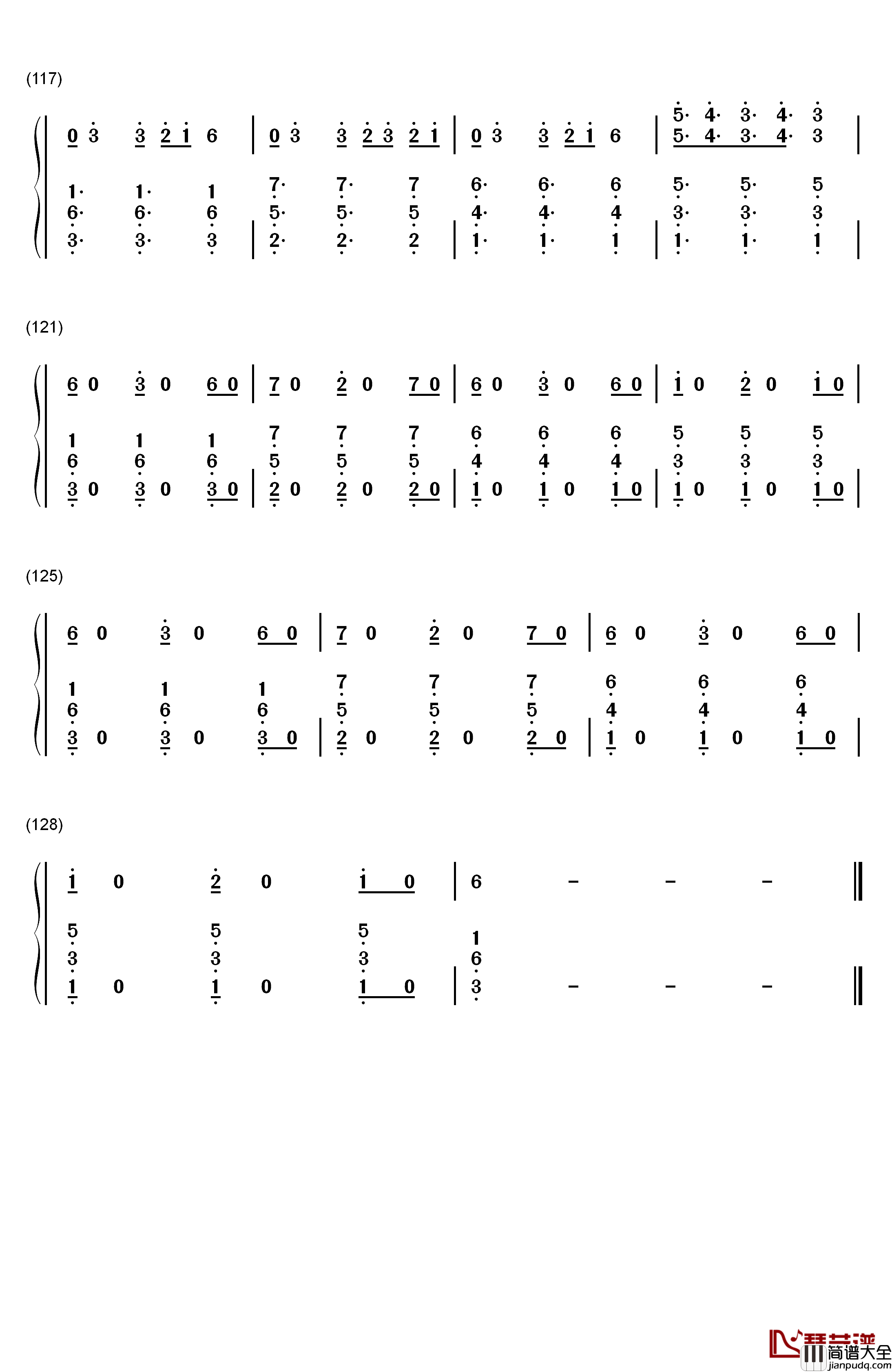 Treat_You_Better钢琴简谱_数字双手_Shawn_Mendes