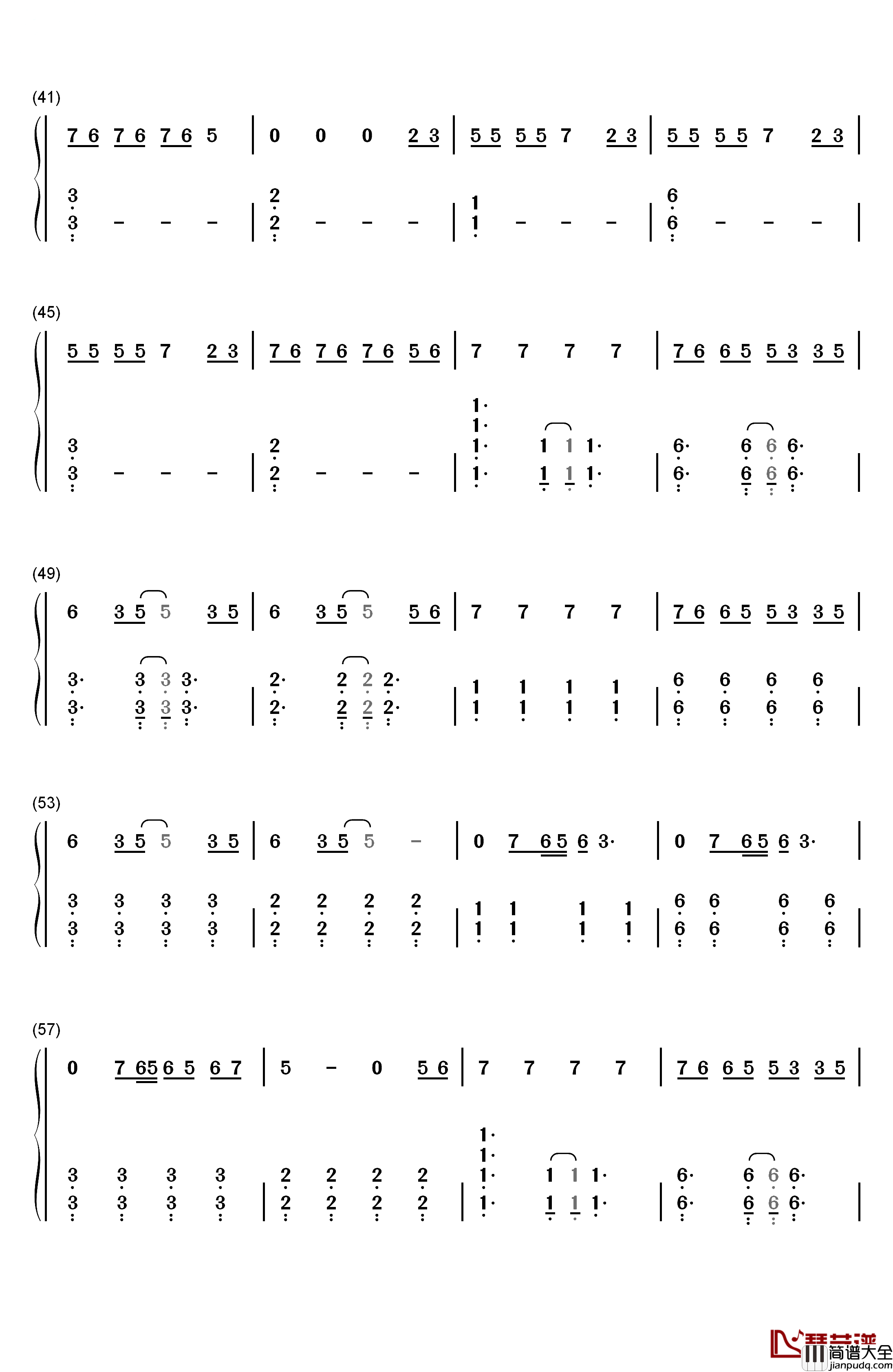 There_for_You钢琴简谱_数字双手_Martin_Garrix