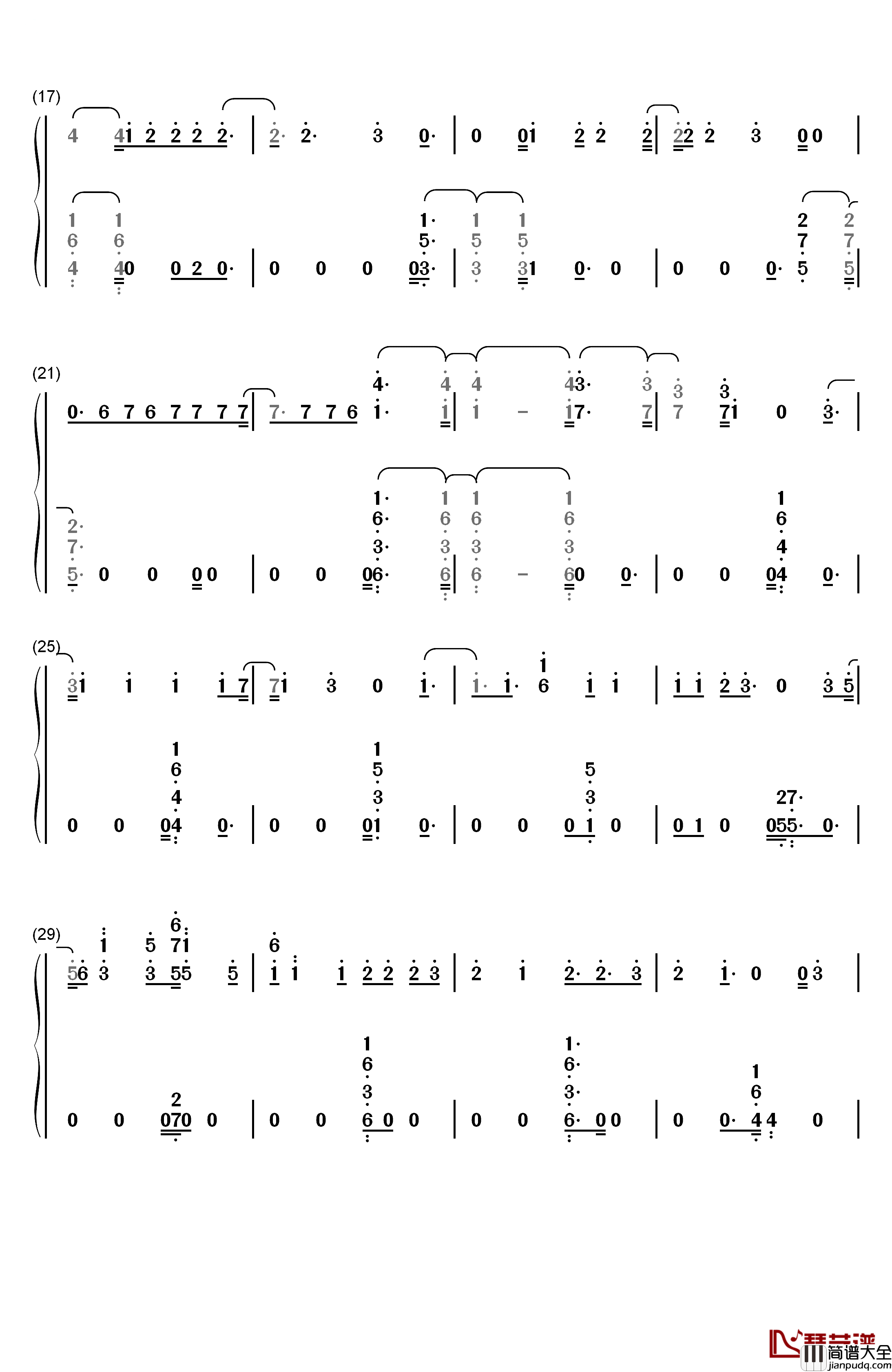 Call_It_What_You_Want钢琴简谱_数字双手_Taylor_Swift