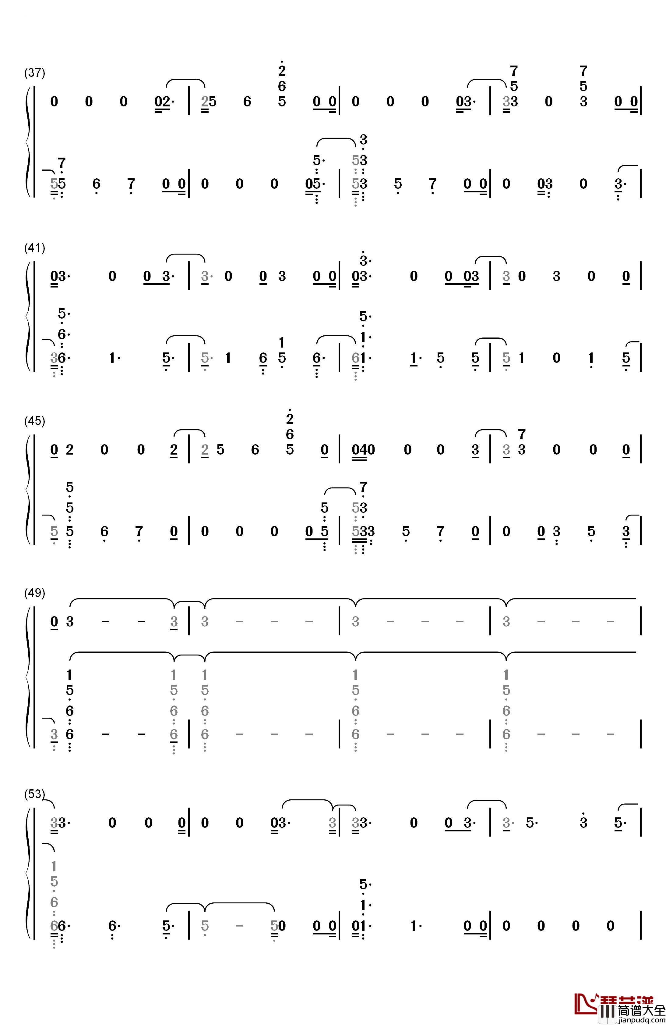 The_Champion钢琴简谱_数字双手_Carrie_Underwood_Ludacris