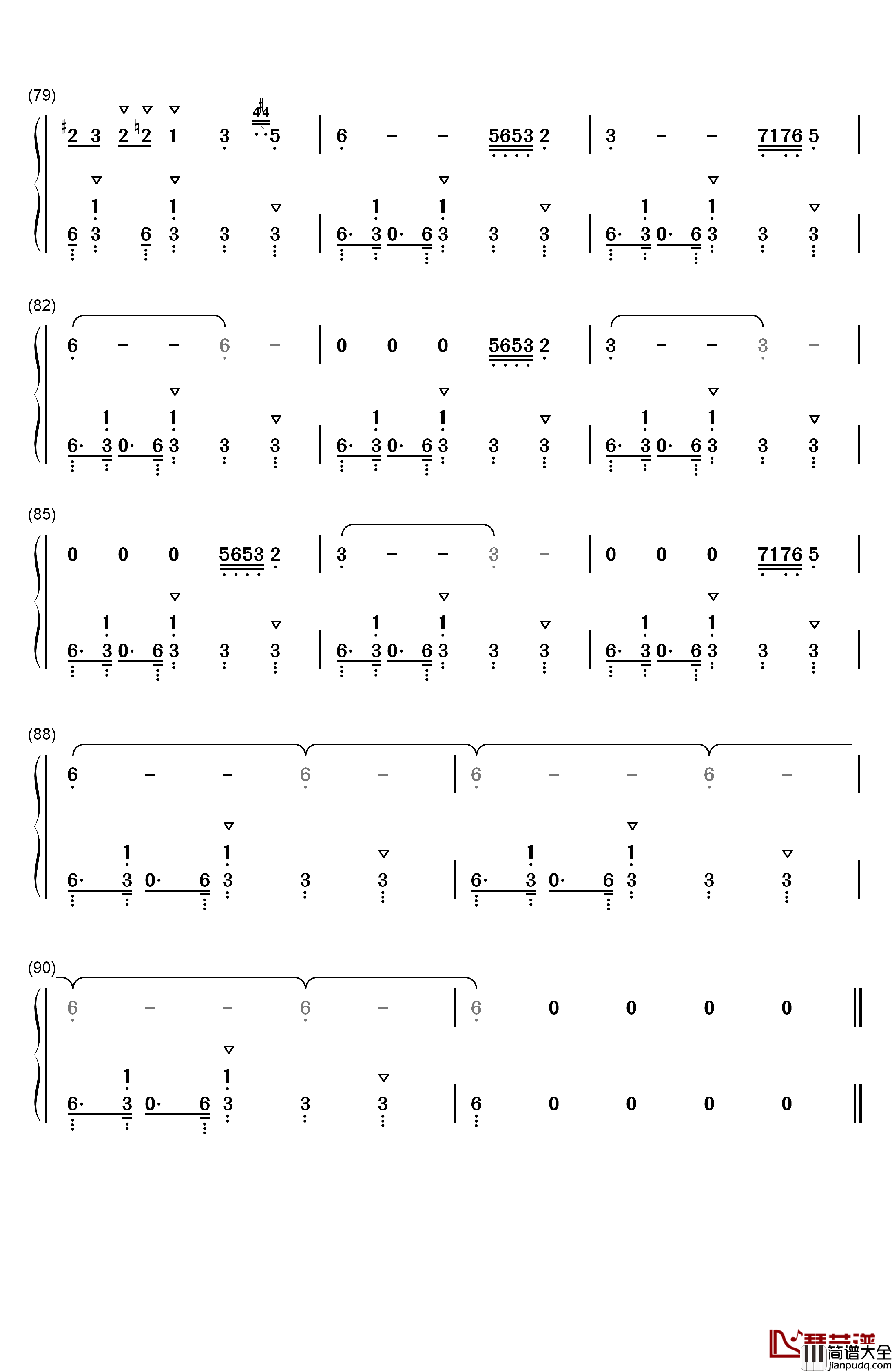 Take_Five钢琴简谱_数字双手_Paul_Desmond
