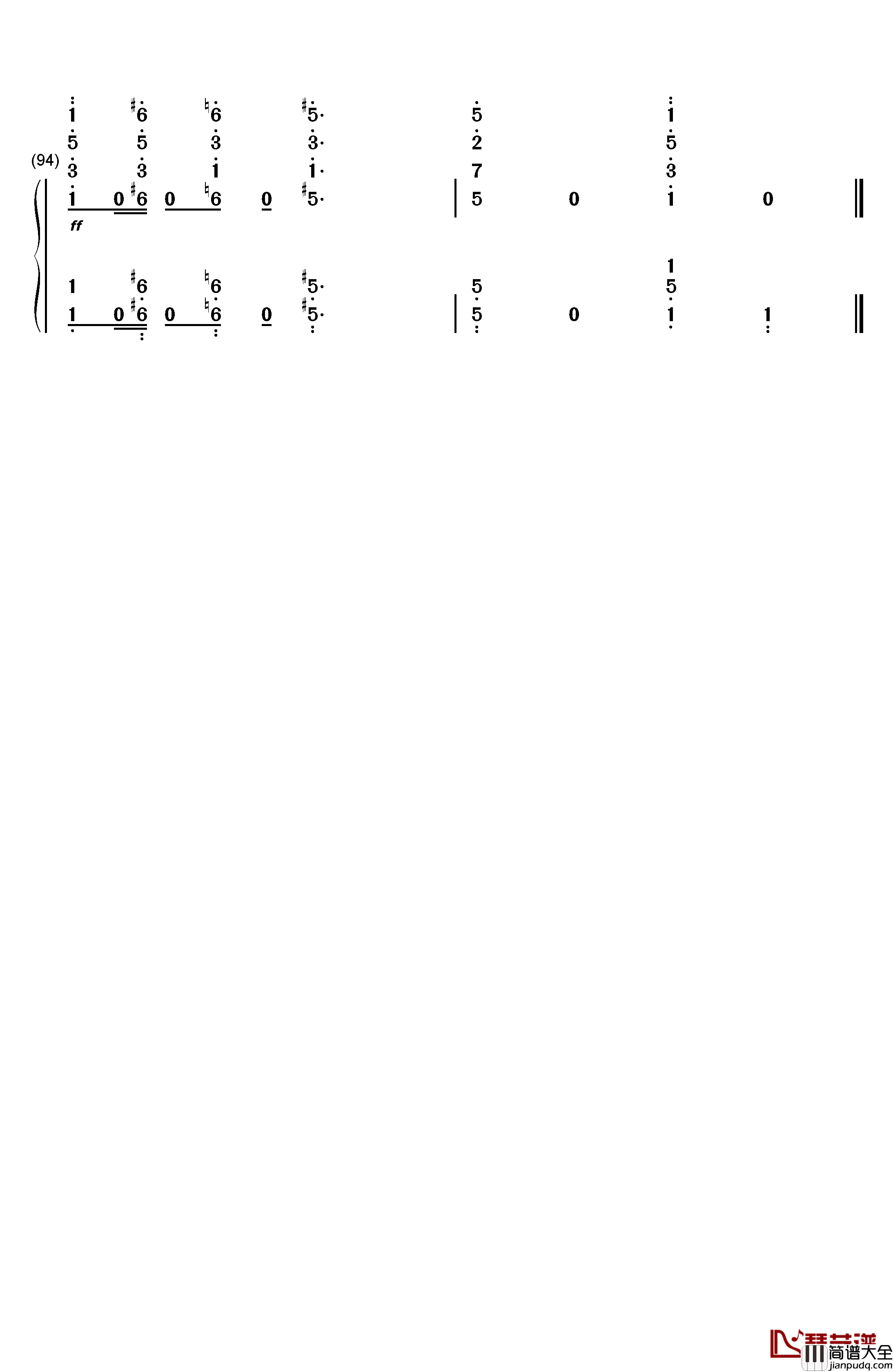 恋するフォーチュンクッキー(恋爱的幸运饼干)钢琴简谱_数字双手_AKB48