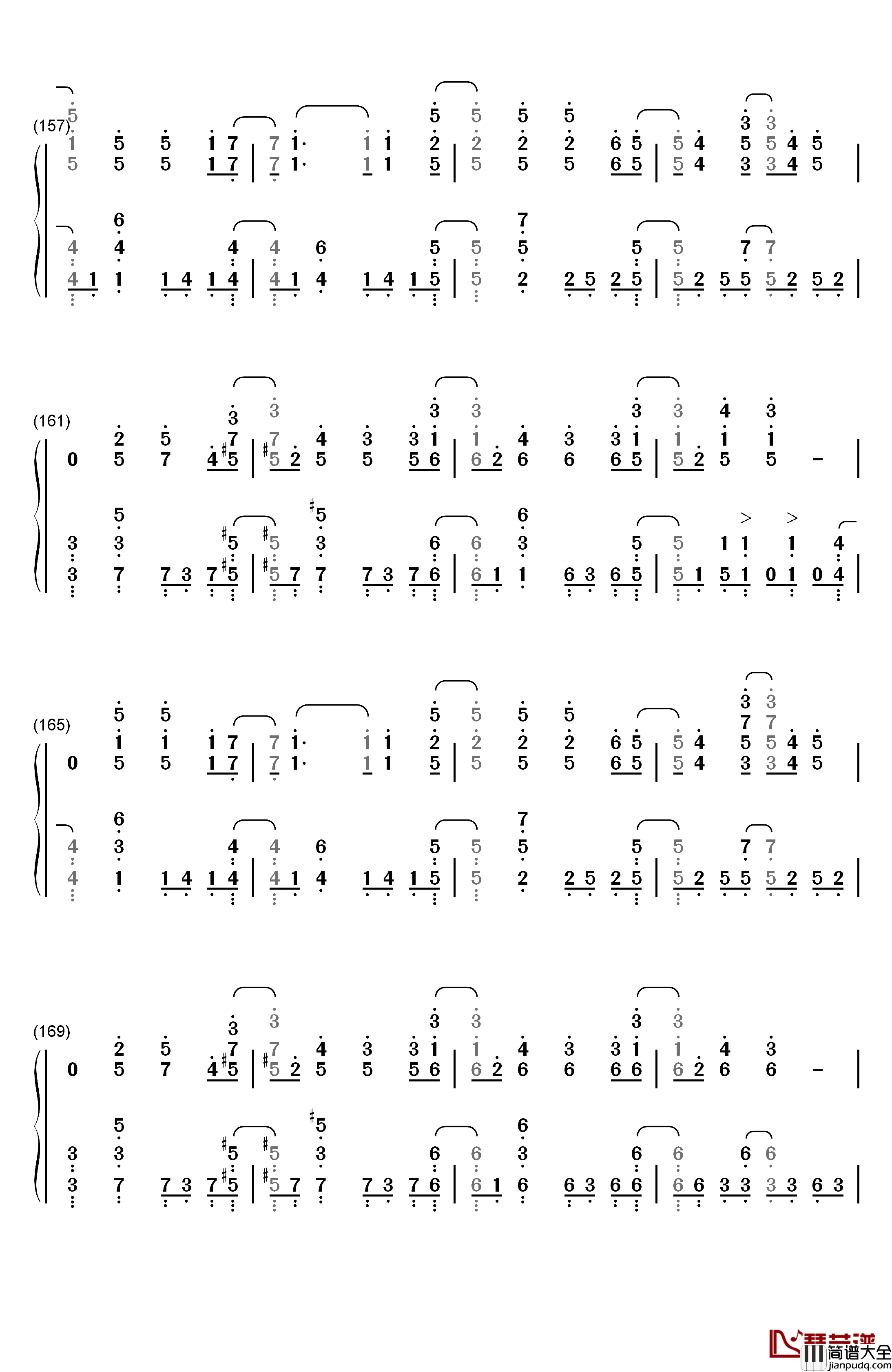SAVIOR_OF_SONG钢琴简谱_数字双手_ナノ_MY_FIRST_STORY